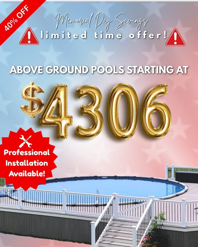 Memorial Day Sale Above Ground Deal Image