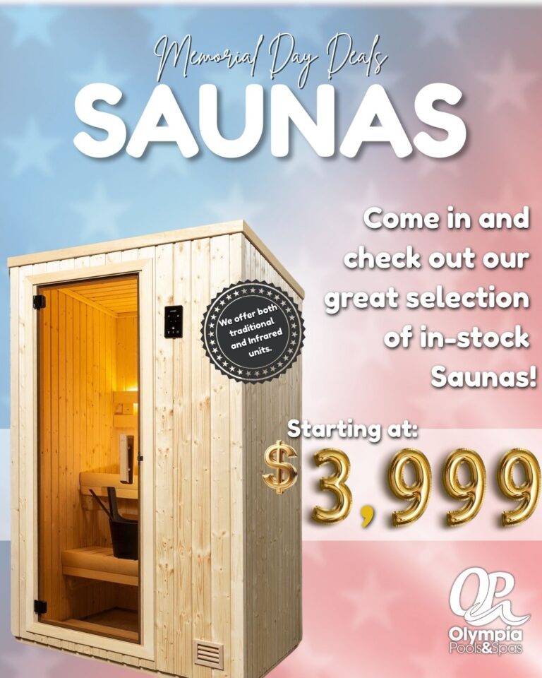 Memorial Day Sale Sauna Deal Image