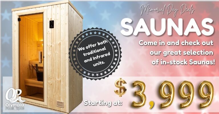 Memorial Day Sale Sauna Deal Image
